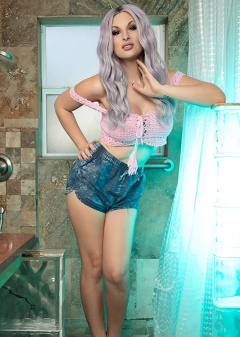 Bailey Jay - Glossy Borderless Photo - Transgender model - ID#0008