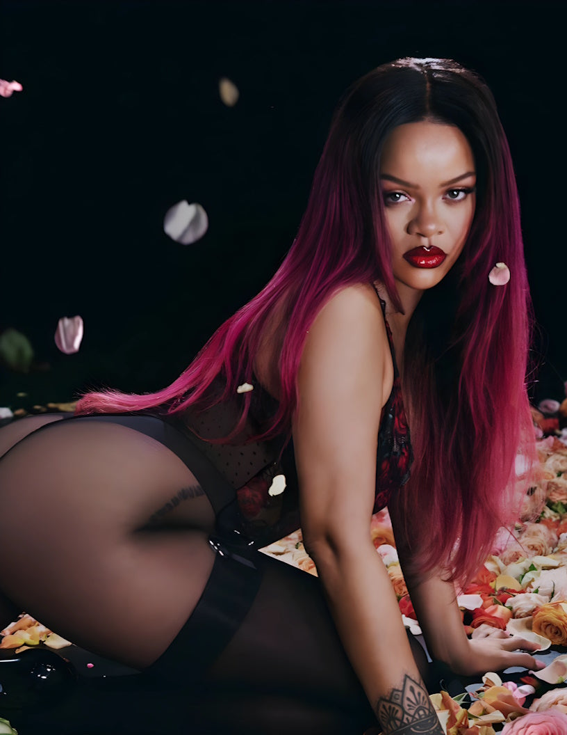 Rihanna - Glossy Borderless Photo - Pop R&B Singer - ID#0006