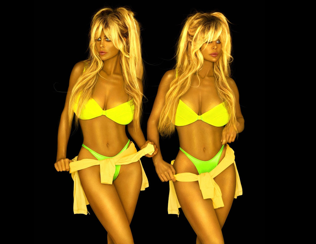 Barbi Twins - Glossy Borderless Photo - Art Photo - ID#0008